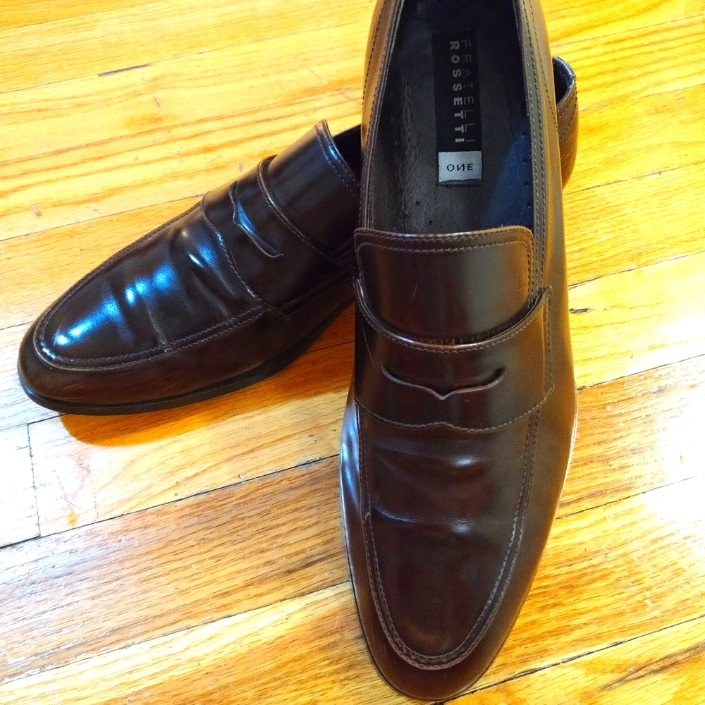 Fratelli Rossetti brown loafers - size 9